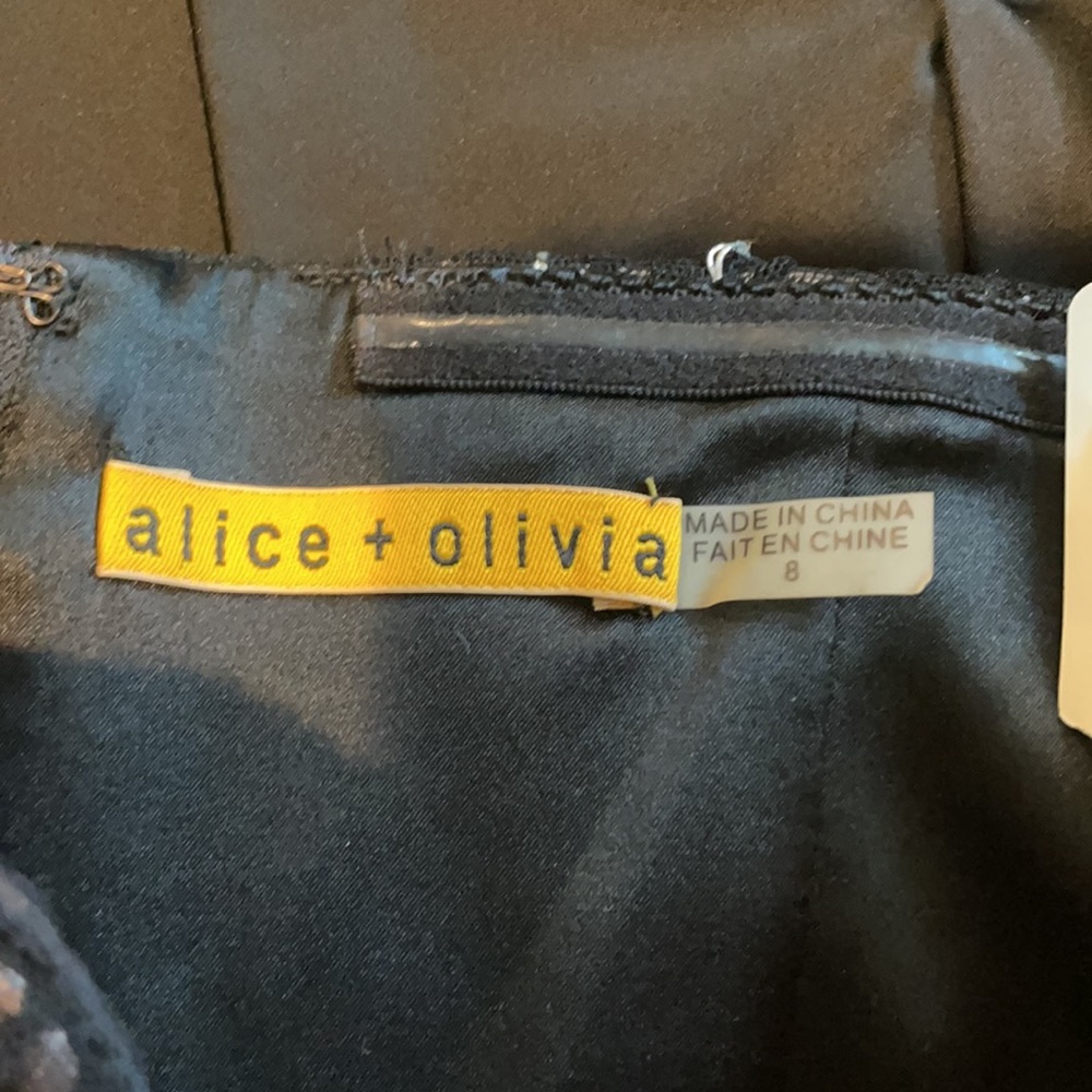 Black Alice + Olivia Strapless Dress - Picture 11 of 15